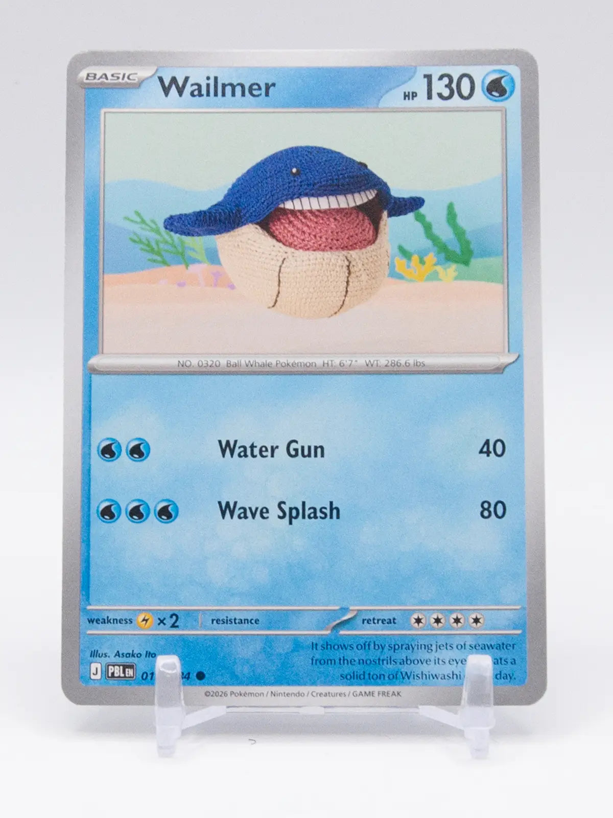 Wailmer 2026 Pokémon Pitch Black #015/084