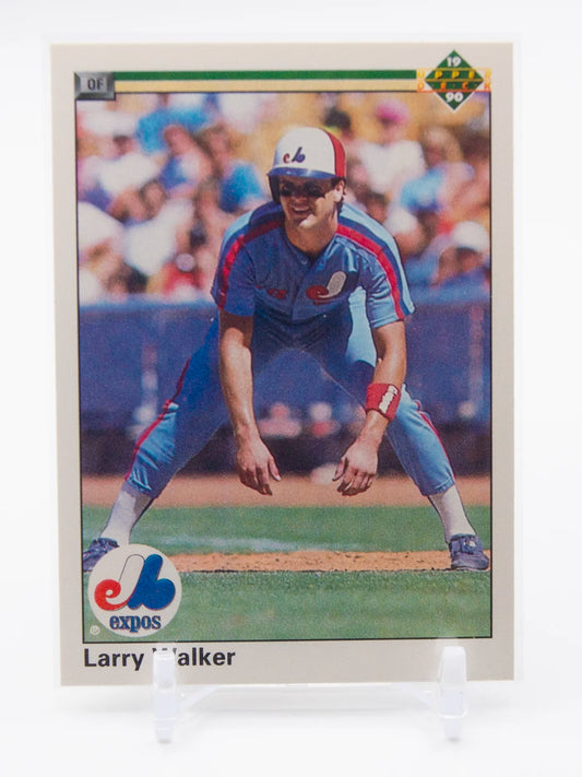 Larry Walker Expos Upper Deck Rookie 1990 #466
