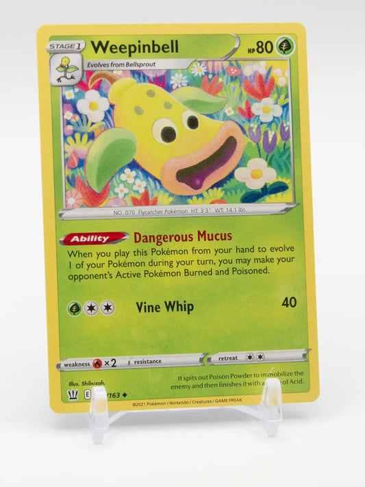 Weepinbell 2021 Pokémon Battle Styles #002/163