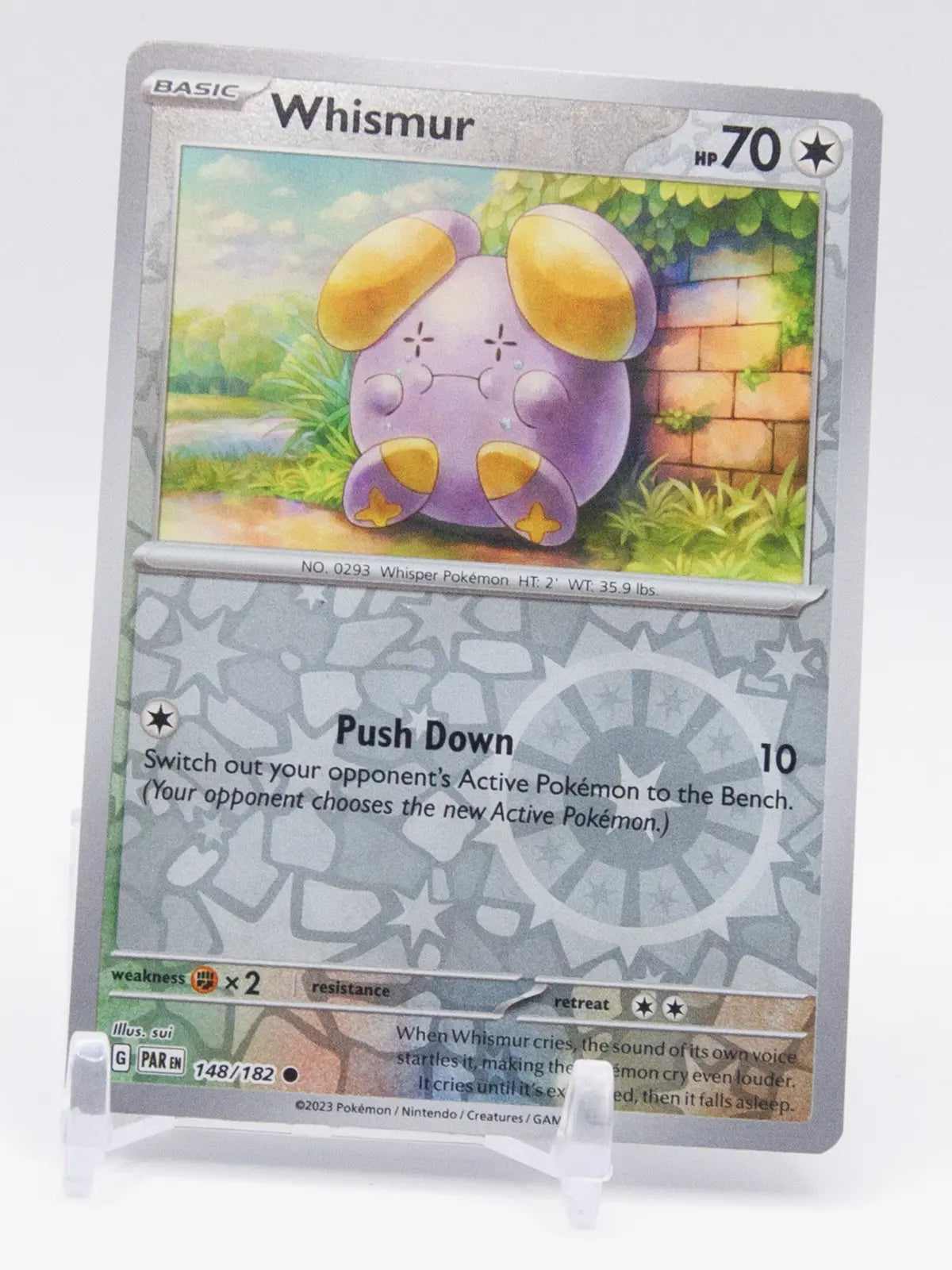 Whismur 2023 Pokémon Paradox Rift #148/182 (Reverse Holo)