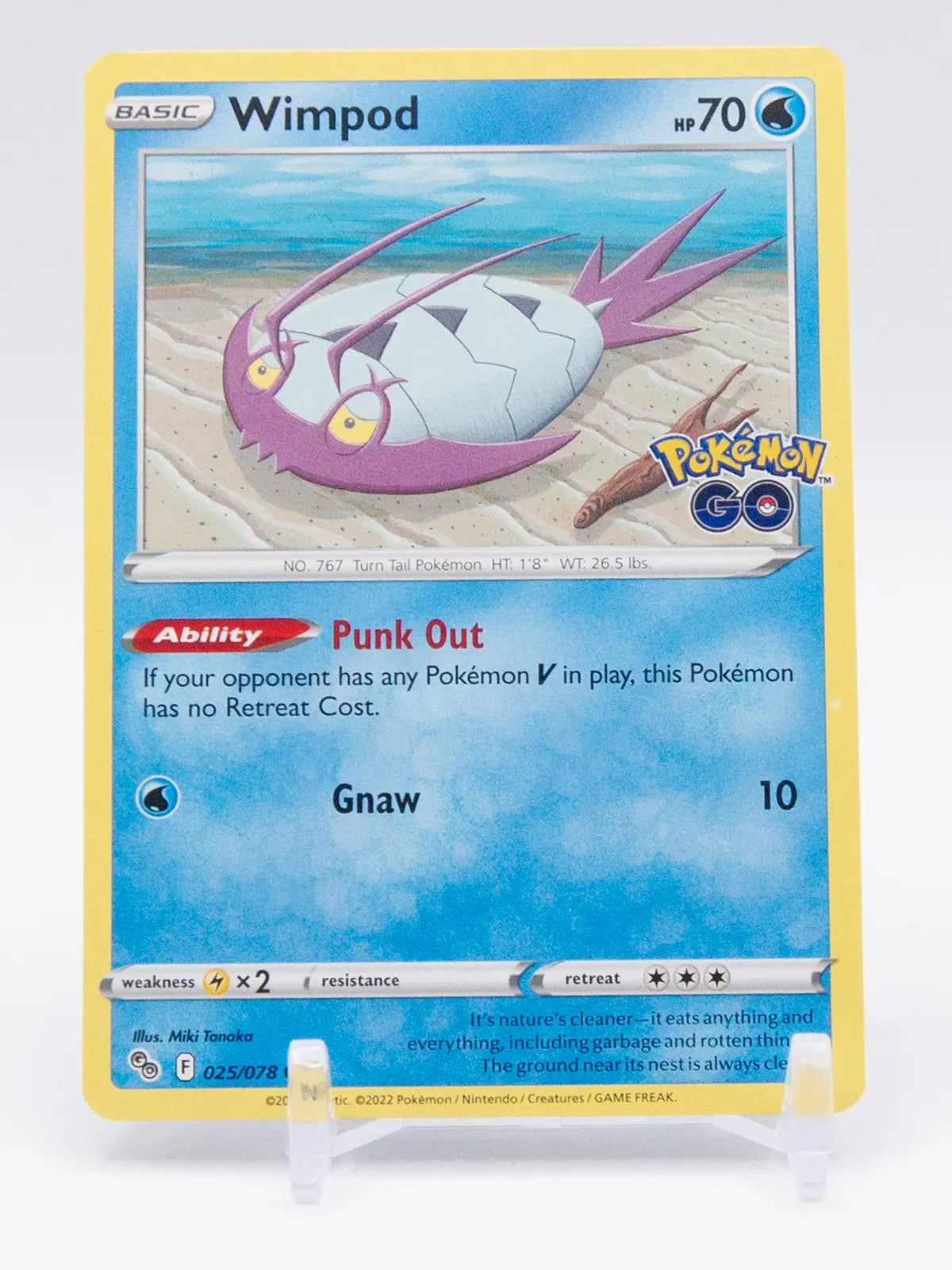 Wimpod 2022 Pokémon Pokémon GO #025/078