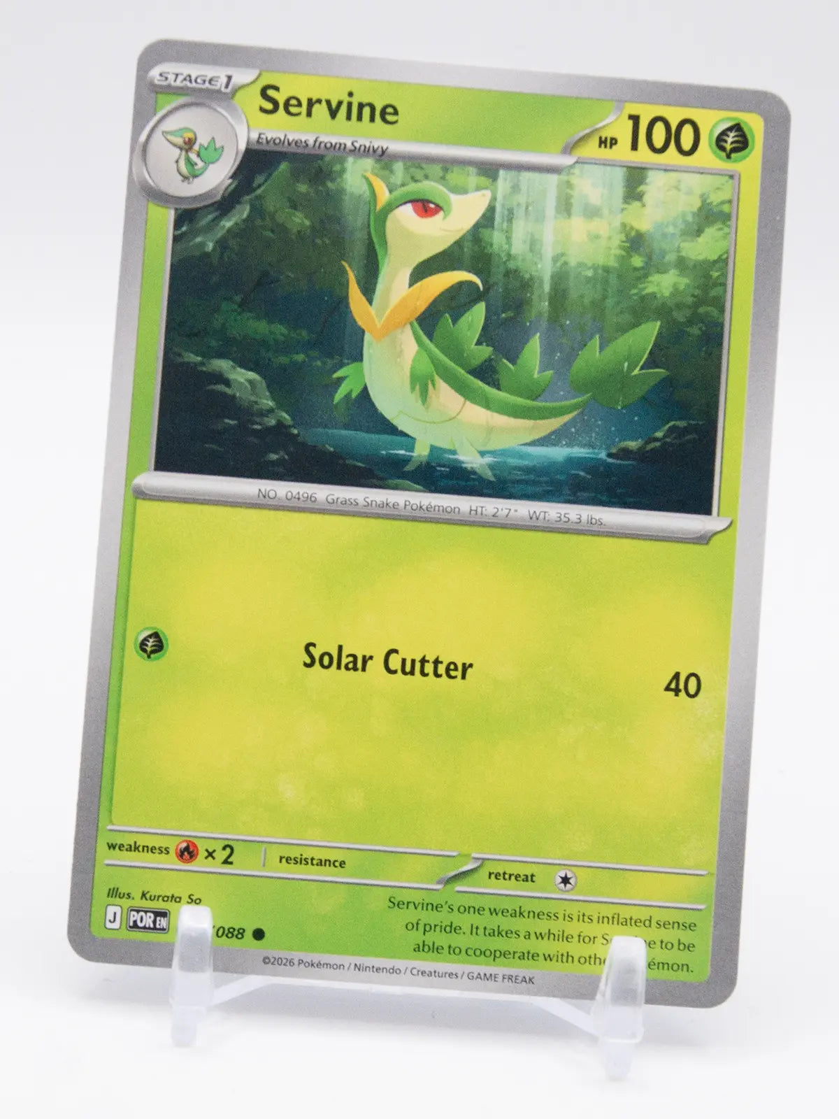 Servine 2026 Pokémon Perfect Order #005/088