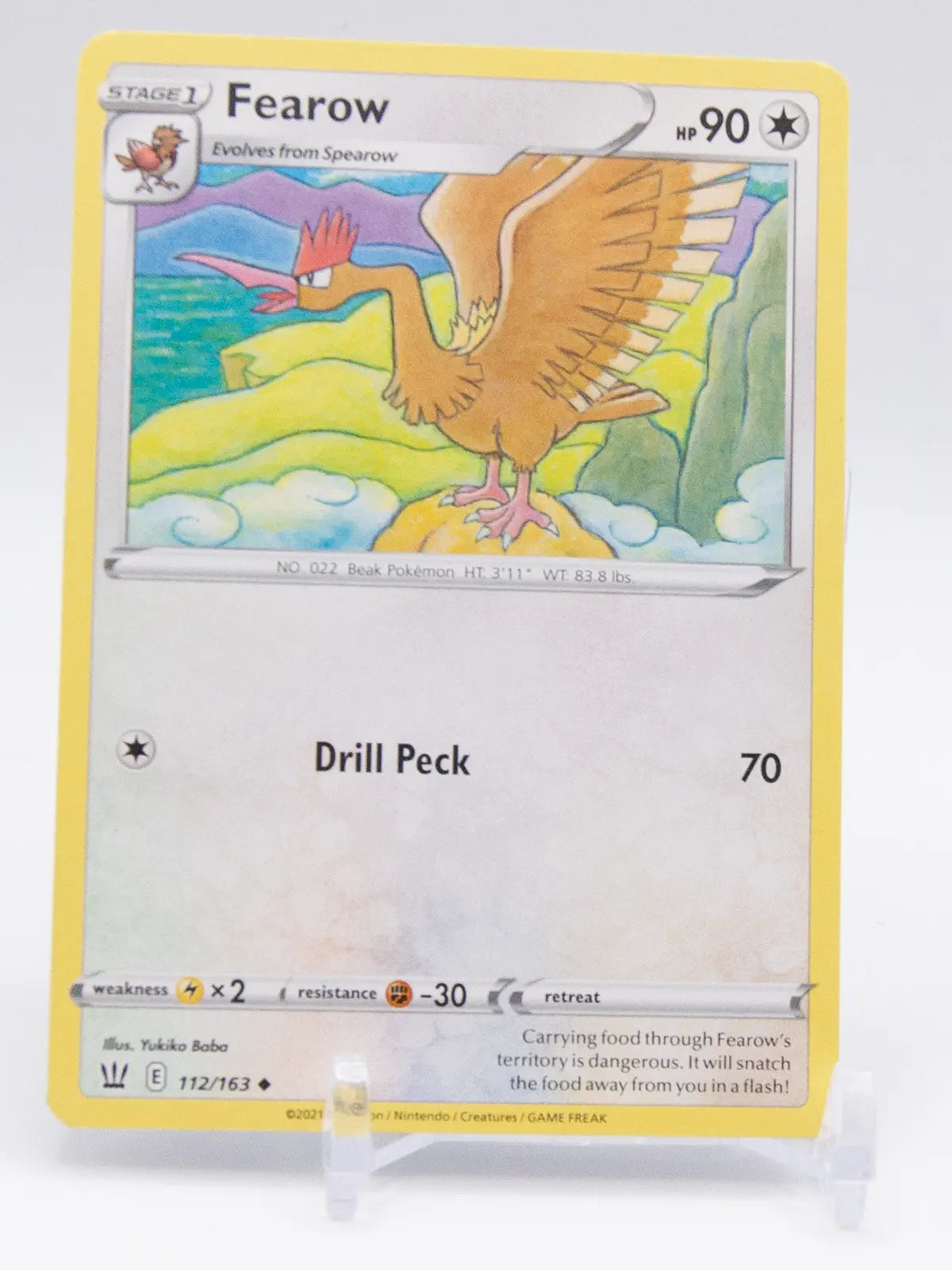 Fearow 2021 Pokémon Battle Styles #112/163