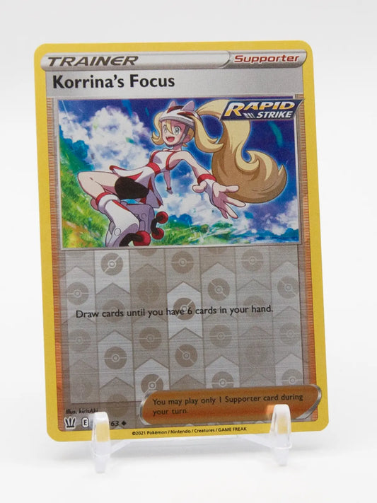 Korrina’s Focus 2021 Pokémon Battle Styles SWSH #128/163