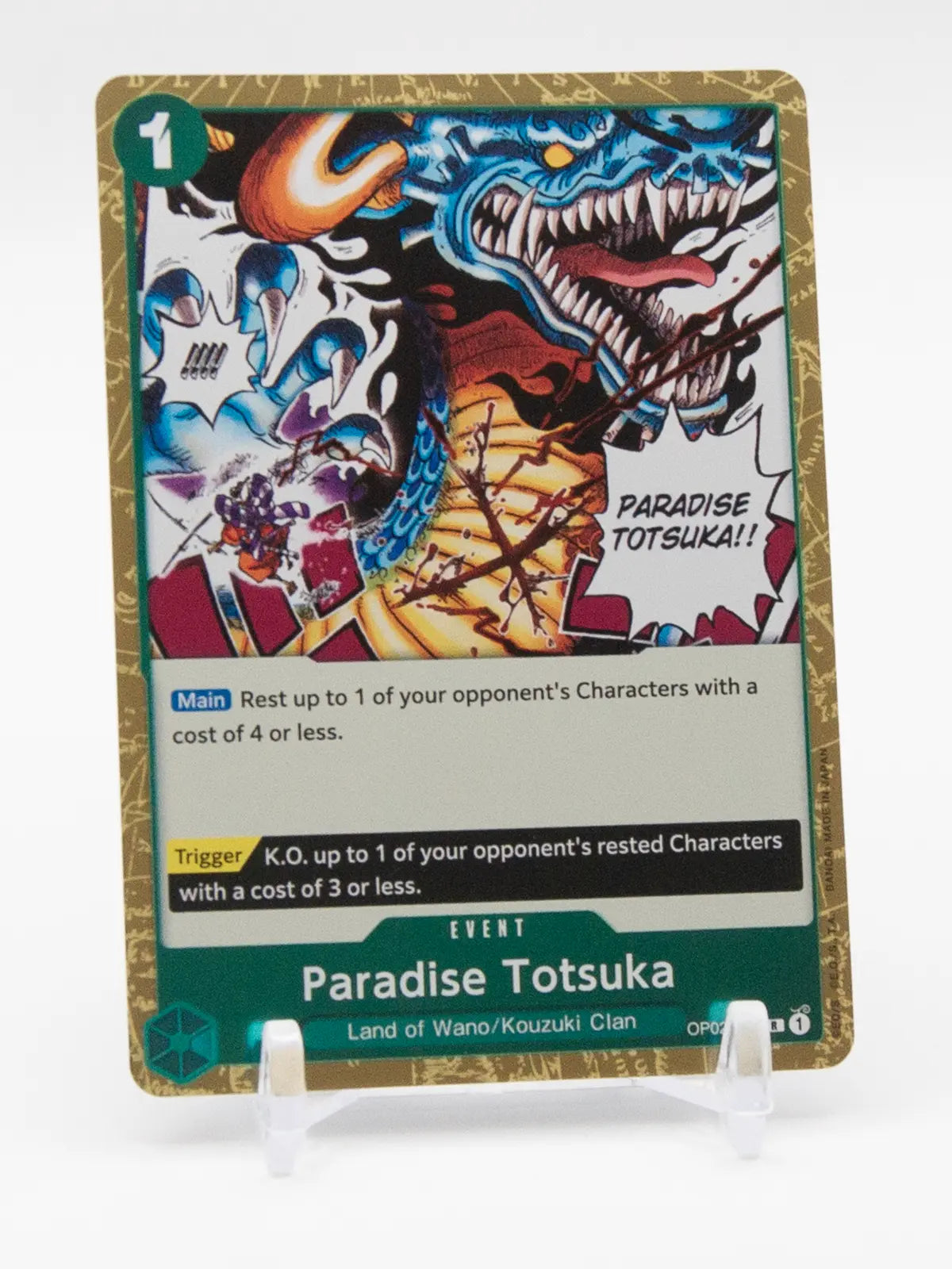 Paradise Totsuka 2023 One Piece Paramount War Foil #OP02‑047 R